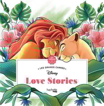 Art-therapie - les grands carrés disney - love stories