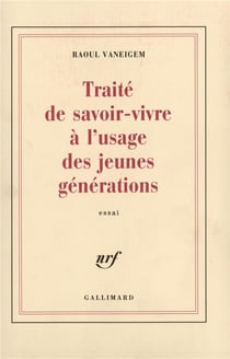 Traite de savoir-vivre a l'usage des jeunes generations