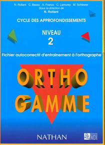 Orthogramme cm 6eme niveau cycle approfondissementfichier autocorrectif entrainement a l'orthographe