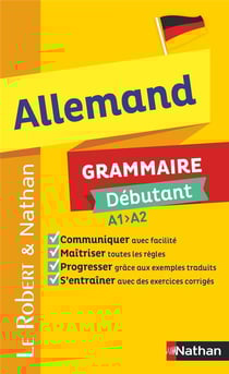 Allemand - Grammaire débutant - A1>A2