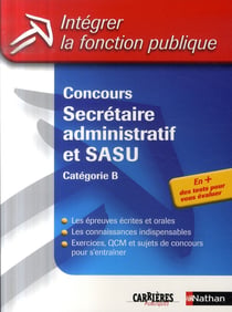 Concours secrétaire administratif - catégorie B - intégrer la fonction publique