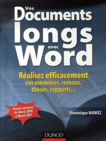 Vos documents longs avec word