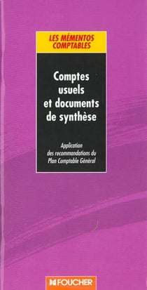 Comptes usuels et documents de synthese