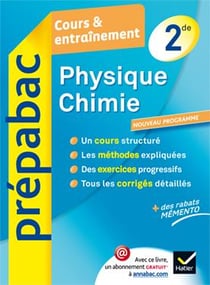 Prépabac cours & entraînement - physique-chimie - 2nde