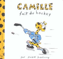 Camille fait du hockey