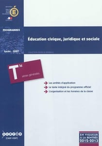 Education civique, juridique et sociale - classe terminale des series generales