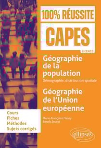Géographie de la population : démographie, distribution spatiale - Géographie de l'Union européenne : CAPES d'histoire-géographie