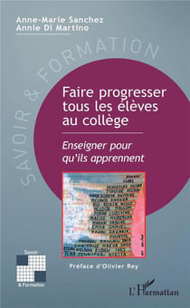 Faire progresser tous les elèves au collège - enseigner pour qu'ils apprennent