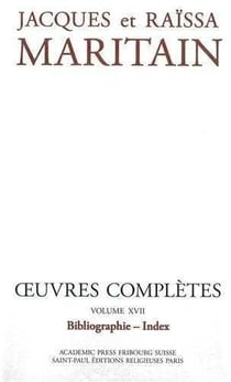 Oeuvres complètes Maritain XVII
