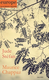 Revue Europe n.1127 : Jude Stephan / Maurice Chappaz
