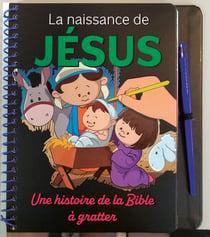 La naissance de Jésus : Une histoire de la Bible à gratter