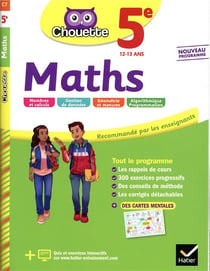 Chouette entraînement Tome 7 : maths - 5e - cahier d'entraînement et de révision