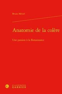 Anatomie de la colère - une passion à la Renaissance