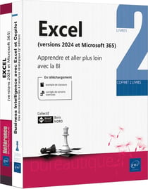 Excel (versions 2024 et Microsoft 365) : Apprendre et aller plus loin avec la BI