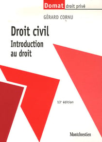 Droit civil - introduction au droit