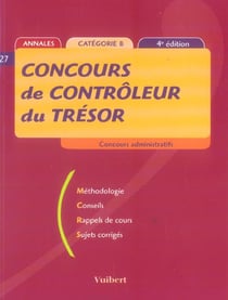 Concours de controleur du tresor (4e edition)