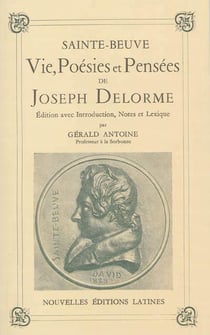 Vie, poésies et pensées de joseph delorme