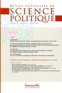 Revue francaise de science politique n.68/2
