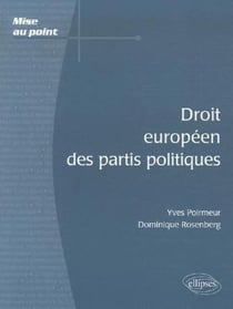 Droit européen des partis politiques
