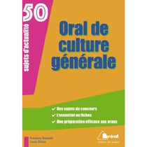 Oral de culture générale - 50 sujets d'actualité
