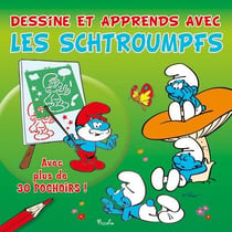 Dessine et apprends avec - les schtroumpfs - vert