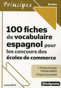 100 fiches de vocabulaire espagnol