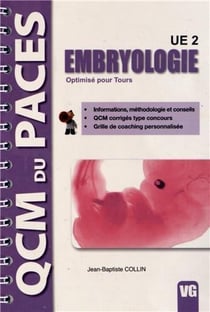 QCM du Paces - embryologie - Tours