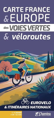Carte France et Europe des voies vertes et véloroutes
