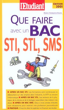 Que faire avec un bac sti stl sms 2001