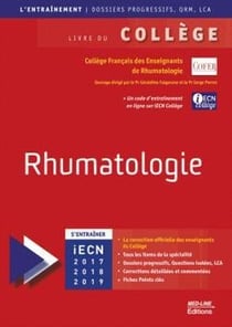 Rhumatologie - iecn 2017 à 2019