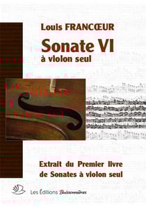 Sonate 6 (si mineur) du Premier Livre (violon b.cont)