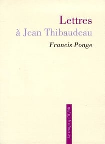 Lettres à Jean Thibaudeau