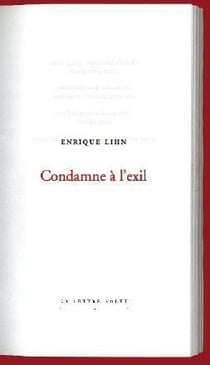 Condamné à l'exil