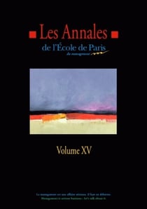 Les annales de l'école de Paris Tome 15