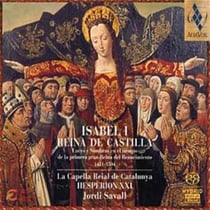 Isabel I, Reine de Castille. Musique espagnole de 1451 à 1504