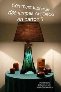 Fabriquez une lampe Art Déco en carton