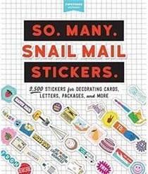 So. many. snail mail stickers
