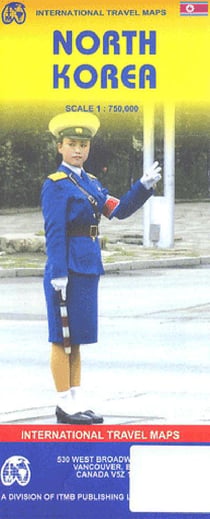 North korea / corée du nord - 1/750 000 (édition 2007)