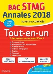 Annales bac - 2018 le tout-en-un term stmg