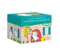 La petite bibliothèque Gaston la licorne 2 avec 5 livres