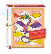 Les ateliers de Mathilde Bourgon : Tableaux peinture 3D - Créatures du feu