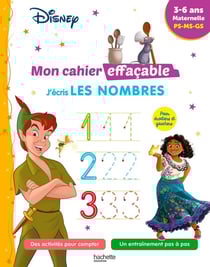 Mon cahier effaçable - J'écris les nombres - PS, MS, GS