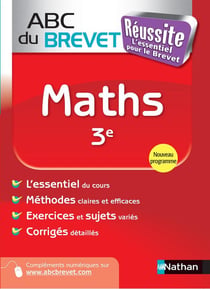 ABC du brevet réussite Tome 34 : maths - 3e