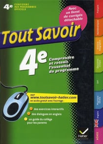 Tout savoir - en 4ème