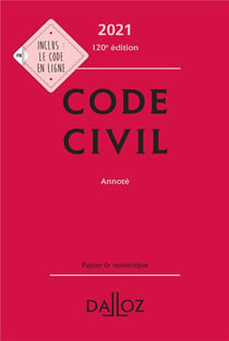 Code civil annoté (édition 2021)