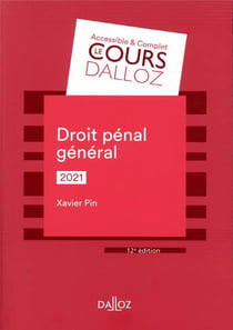 Droit pénal général (édition 2021)