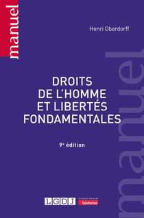 Droits de l'homme et libertés fondamentales (9e édition)