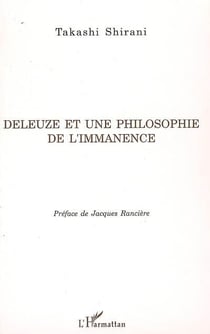 Deleuze et une philosophie de l'immanence