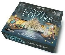 Escape box - Mystère au Louvre - Escape game enfant de 2 à 5 joueurs avec 40 cartes, 1 livret, 1 pos