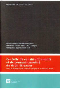 CONTROLE DE CONSTITUTIONNALITE ET DE CONVENTIONNALITE DU DROIT ETRANGER
